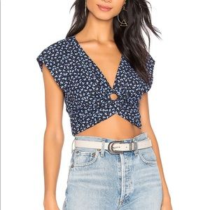 ❌SOLD❌ Free People Havana Honey Crop Top